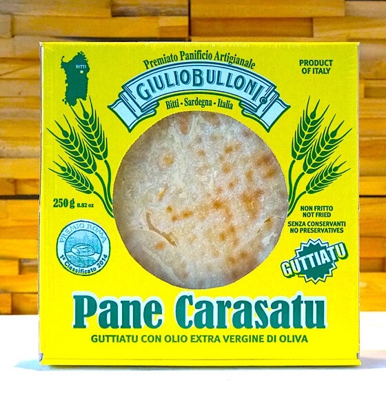 Pane Carasatu con olio extra vergine 250 gr 